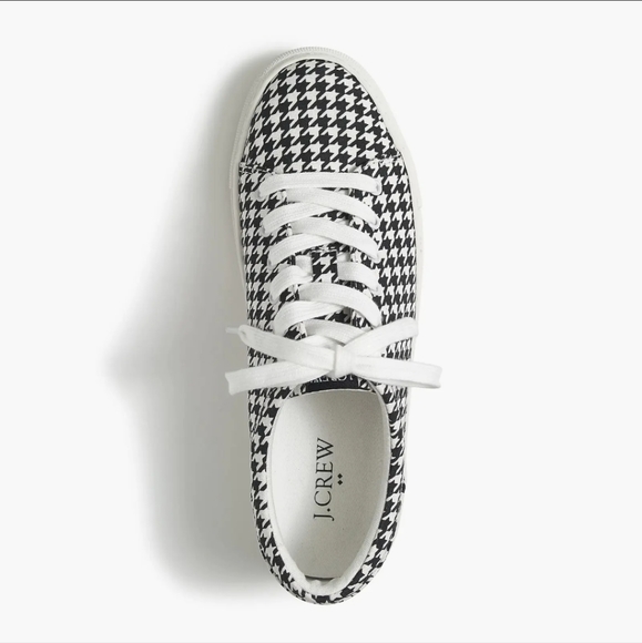 J. Crew Houndstooth Road Trip Sneakers - Picture 6 of 7